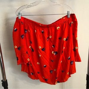 Old Navy Red Off the Shoulder Top